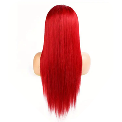 100% Virgin Human Hair Lace Frontal Straight Wigs in Multiple Colors