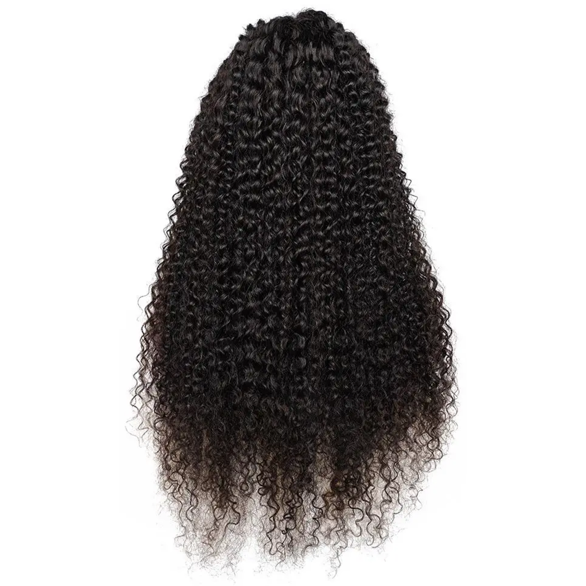 100% Virgin Human Hair Lace Frontal Jerry Curl Natural Color